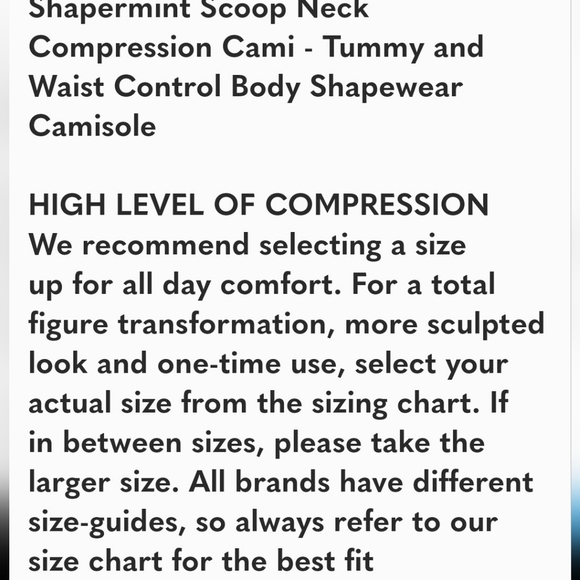 NEW Shapermint Scoop Neck Compression Cami Tummy Waistwear Control Tank Summer - Picture 12 of 16